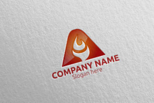 Fire Letter A Logo Design 79: Ignite Your Brand Identity