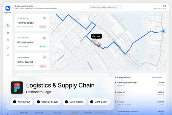 LogiTrack Logistics & Supply Chain Dashb