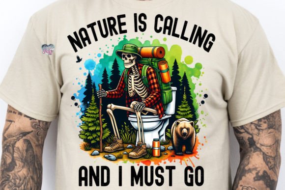 Nature is Calling and I Must Go: Creative Font & Design Asset
