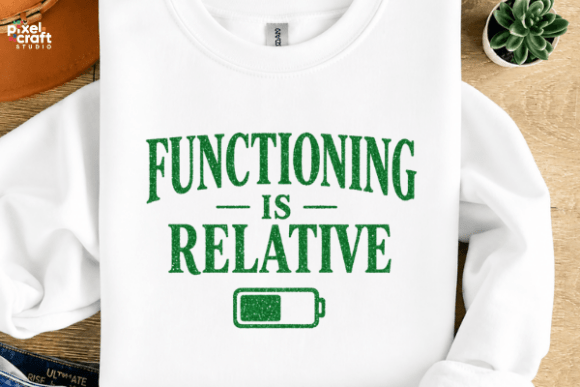 Self Care Sublimation Shirt PNG: Functioning Is Relative Design
