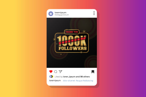 Social Media Followers Banner Design
