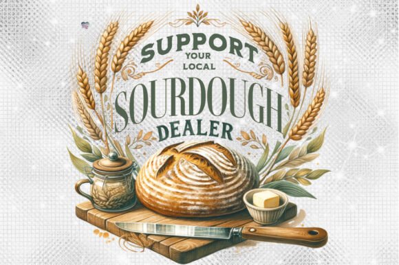 Support Your Local Sourdough Dealer PNG